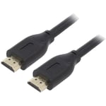 Adnauto - Cable hdmi 2.1 male des deux cotes 1m noir