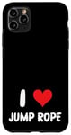 Coque pour iPhone 11 Pro Max I Love Jump Rope - Cœur - Jumping Jumping