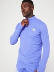 adidas Mens Running Adizero T-shirt - Blue, Blue, Size 2Xl, Men