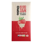 Diablo Sugar Free Diablo White Chocolate Bar with Strawberry 75g-3 Pack