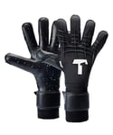 T1TAN Black Beast 3.0 - Gants de Gardien de But - avec Protection des Doigts - Gants de Football pour Gardiens de But - Taille 11