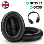 Bose Replacement Ear Pads Cushion Black Headphones QuietComfort 35 QC35 II QC25