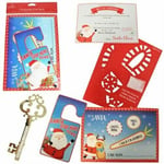 Christmas Eve Pack Get Ready for Santa's Magic Key Footprint Stencil Door hanger