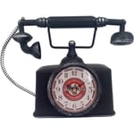 Signes Grimalt - cole de décoration Black Schedula Vintage Téléphone Watch 22x11x28cm 26975