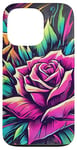 iPhone 13 Pro Floral Rose Botanical Art, Vibrant Street Style, Love Roses Case