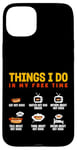 Coque pour iPhone 15 Plus Ce que je fais : les hot-dogs mangent Watch Inform Talk