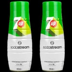 2x SodaStream 7UP sirap