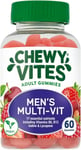 Chewy Vites Men | Multivitamin Advance | 60 Gummy Vitamins | 12 Essential Nutri