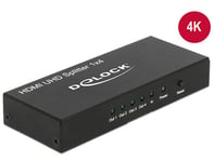 Delock HDMI Splitter 1>4 UHD 4K