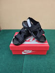 Nike Sunray Adjust 6 Sandals Kids Sliders Black Size UK 5.5  Flipflops Brand New