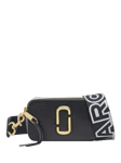 Marc Jacobs Leather Snapshot Crossbody Bag, Black/Multi