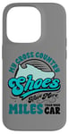 Coque pour iPhone 14 Pro Mes chaussures de cross-country ont plus de milles pour