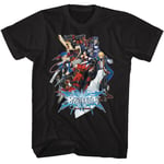 Blazblue - Calamity Trigger - Black Front Print Short Sleeve Solid Adult T-Shirt