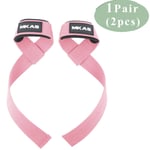 Gym Lifting Straps Marklyft Fitness Handskar Vikt pink 2