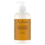 SHEA MOISTURE Raw Shea Butter Restorative Conditioner no silicones or sulphates for transitioning, damaged hair 384 ml