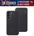 Samsung Galaxy S22 LED View Cover Flip Case - BLACK - NEW & SEALED