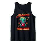 Mothership Hangover s Alien Hangover s Funny Alien Cartoon Tank Top