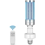 Crea - 2020 dernière lampe de désinfection Uv ampoule de stérilisation Uv 60w 100-265v avec télécommande Timming sans Ozone