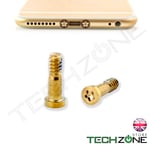 2 x Bottom Screws Pentalobe Gold OEM set for Apple iPhone 6S & iPhone 6S Plus