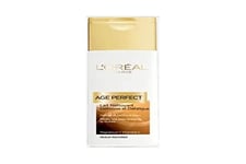 L'Oréal Paris - Lait Démaquillant Énergisant pour Visage & Yeux - Nettoyant, Défroissant et Défatiguant - Enrichi en Calcium & en Vitamine C - Peaux Matures - Age Perfect - 200 mL