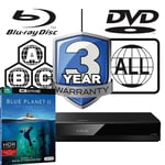 Panasonic Blu-ray Player DP-UB820 All Zone Code Free MultiRegion - Blue Planet 2