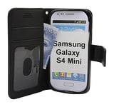 New Standcase Wallet Samsung Galaxy S4 Mini (i9195/i9190) (Svart)