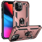 Apple iPhone 13 Pro Max Military Armour Case RoseGold