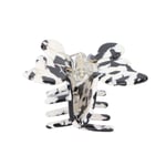 (Black And White Pattern)Hair Claw Clips Barrettes Women 