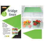 4 Green Fridge Liners Mats Fresh Fruit & Vegetables Draw Liners 20cm x 40cm