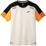 Brooks running Run Visible Short Sleeve 2.0 Homme Blanc