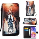 Samsung Galaxy A23      Designer PU Case      Cat&amp;Tiger