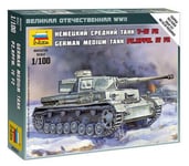 Panzer IV Ausf. F2 Réservoir 1:100 Plastique Model Kit Zvezda