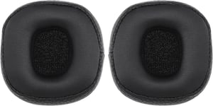 1 paire de coussinets compatibles avec Marshall Major III filaire Major III Bluetooth sans fil MID ANC casque prot¿¿in¿¿ cuir noir