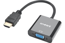 Adaptateur HDMI Mâle vers VGA Femelle Noir