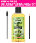 100% Pure Organic Castor Oil for Eyelashes Eyebrows Hair Growth Body Care Oil