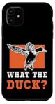 iPhone 11 Watch Birds What The Duck Birding Vintage Funny Bird Watcher Case