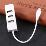 4 Ports USB To OTG Micro USB Extension Cable Adapter Charging Cable Converter