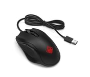 HP OMEN Souris, Conçue pour Le Confort, Six Boutons pour Personnaliser, Noir, 3ML38AA