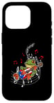 iPhone 16 Pro Puerto Rico Flag Coqui Frog Play Guitar Puerto Rican Music Case