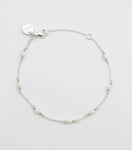 Syster P Treasure Multi Pearl Armband Silver