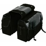 Sacoche de selle moto grande capacité moto équitation voyage toile étanche sacoches boîte côté outils sac pochette pour moto (noir)