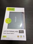 Maxone Portable External Hard Drive 1 TB 2.5" HDD - USB 3.0 Ultra Slim