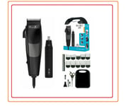 WAHL 18PC GROOM EASE HAIR TRIMMER CLIPPER GIFT SET-mains BETTER THEN 100 SERIES