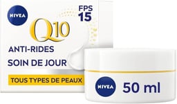 CREME NIVEA Q10 PLUS PROGRAMME ANTI RIDES - SOIN DE JOUR FPS 15 - 50 ML