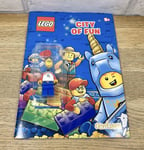 Lego City of Fun Book & Minifigure New (Train Passenger) Activity book