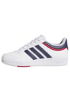 adidas Hoops 4.0 Shoes Basket, FTWR White/Dark Blue/Better Scarlet, 23 EU