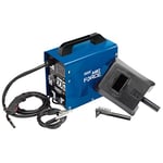 Draper Storm Force 100A MIG Welder | 230V Gasless Turbo Welding Machine |Variable Wire Speed Control for 0.6mm and 0.9mm Wires | 2.5m Welding Torch | Earth Clamp | Mask and Accessories | 63669