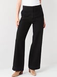 Levi's Ribcage Wide Leg Jean - Chasing Rain - Black, Black, Size 30, Inside Leg 32, Women