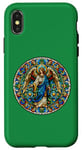 iPhone X/XS Stained Glass Saint Archangel Raphael Case