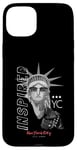 iPhone 15 Plus Cool New York City NYC Statue of Liberty USA Flag Design Case